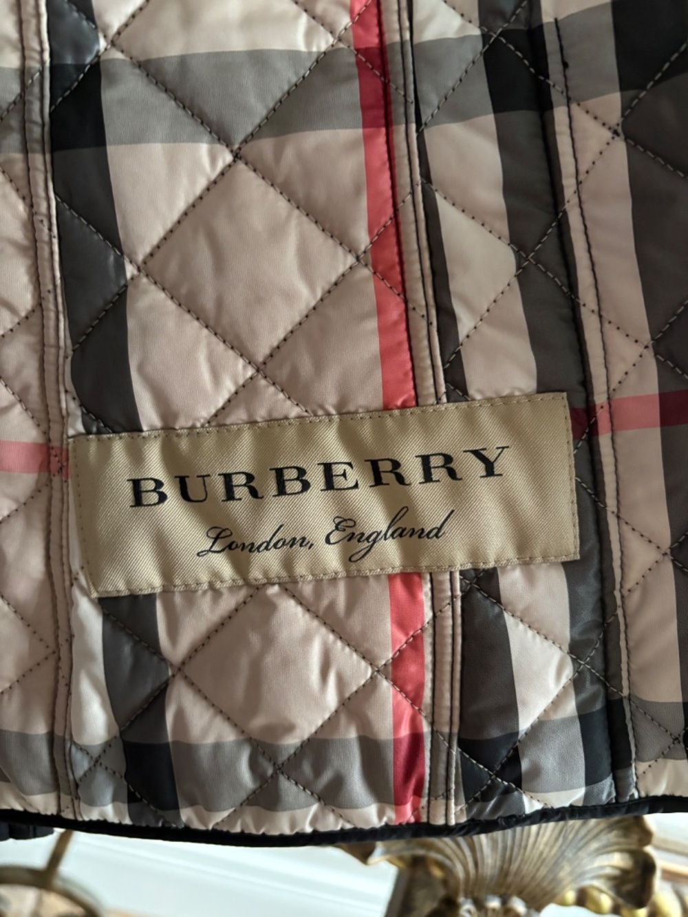 🔥Classic BURBERRY QUILTED JACKET 🔥🍁 - Picture 8 of 9